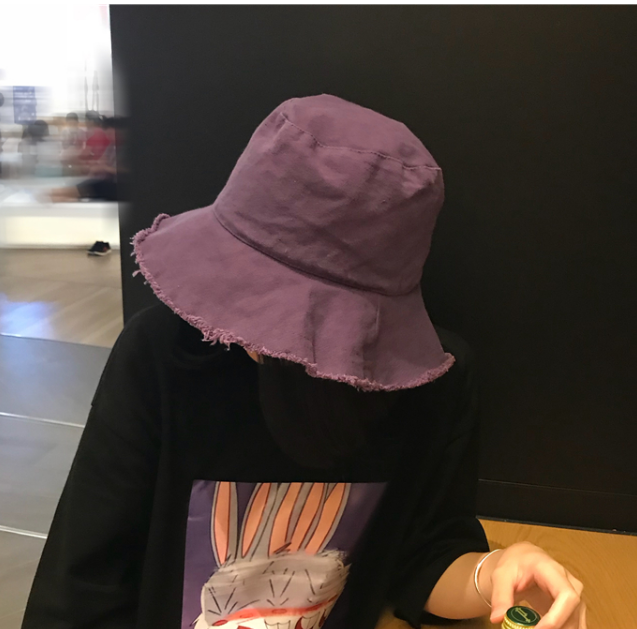 soft girl basin hat with strong Korean Japanese characteristics