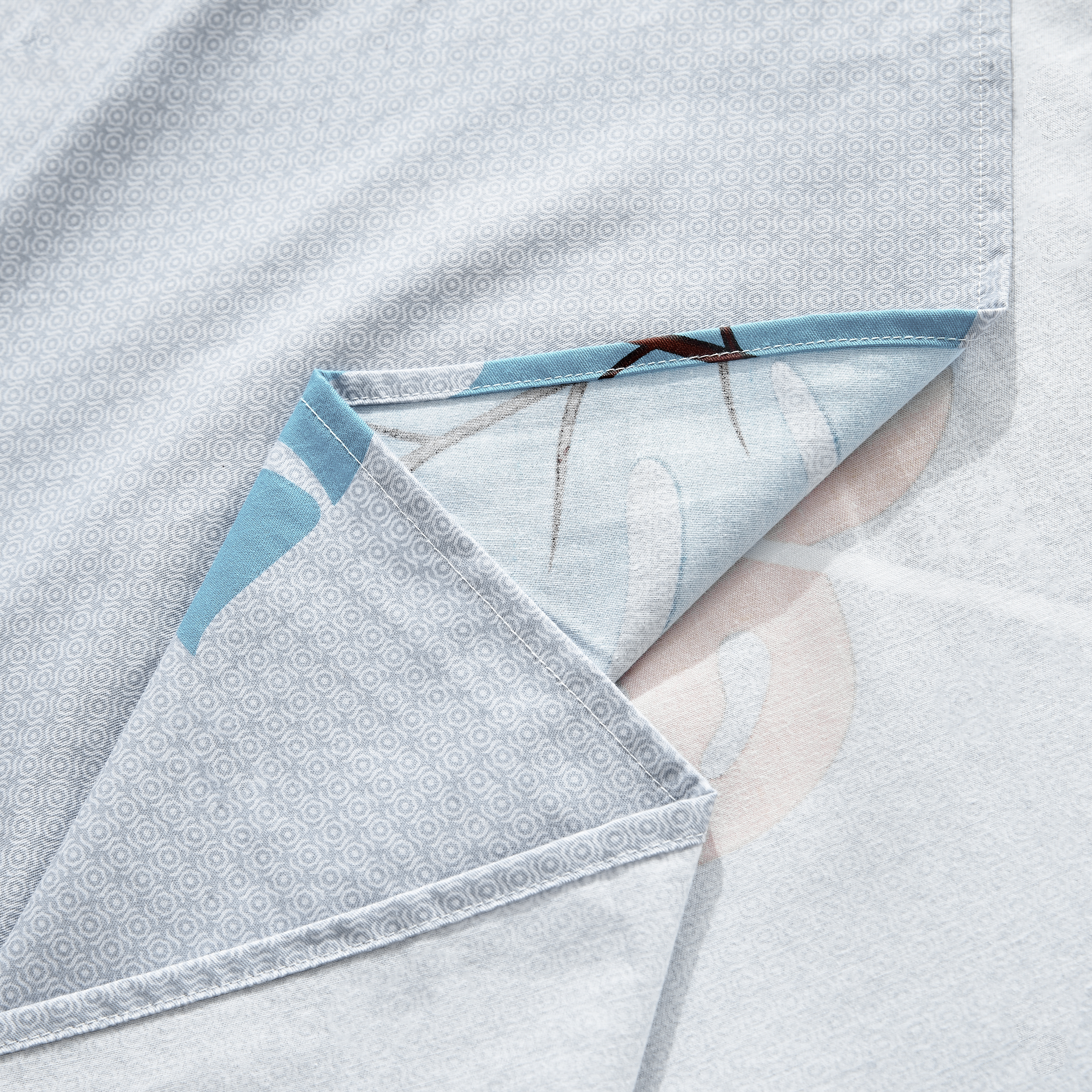 完美一天纯棉生态磨毛加厚单品被单床单被面细节图