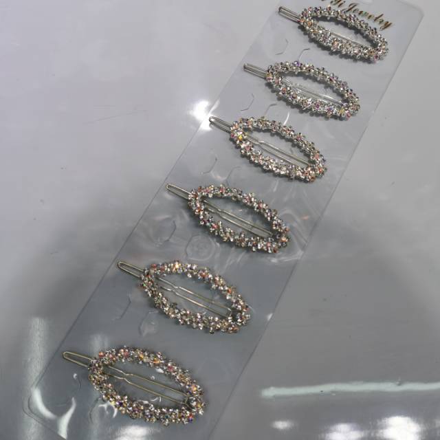Hairpins, female hairpins, bangs clips, headwear, straight clips, Korean side clips, clip clips, rhinestone hair accessories details Picture