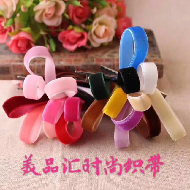 Velvet Ribbon Width Striped Ribbon Handmade Diy Birthday Cake Baking Ribbon