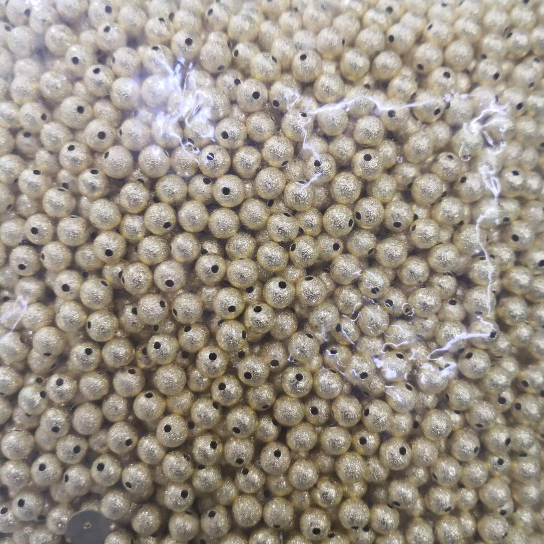 Alloy DIY handmade jewelry accessories, metal flower balls, hollowed-out balls, and metal beaded accessories are available in a complete range of specifications details Picture