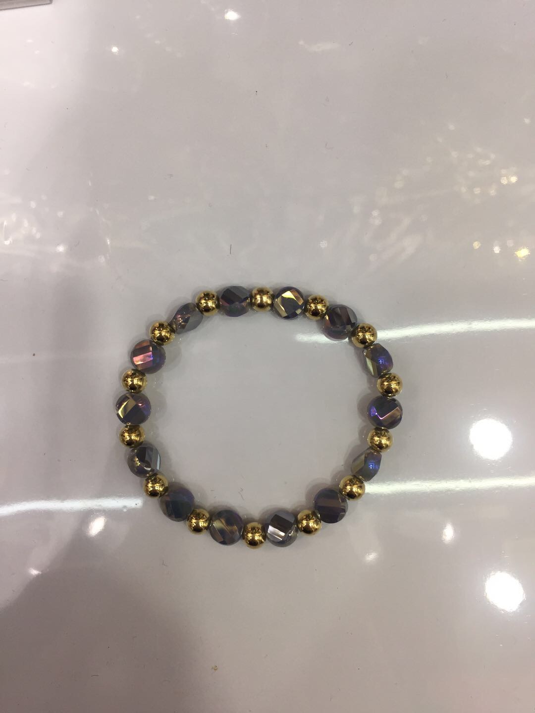 New crystal bracelet with irregular crystal bracelet