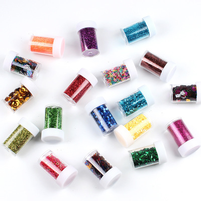 Manufacturers Direct Sales 12 Color Gold Onion Powder Nail Laser Seven Color Glitter Children Handmade Diy Glitter Gold And Silver Glitter Specification drawing