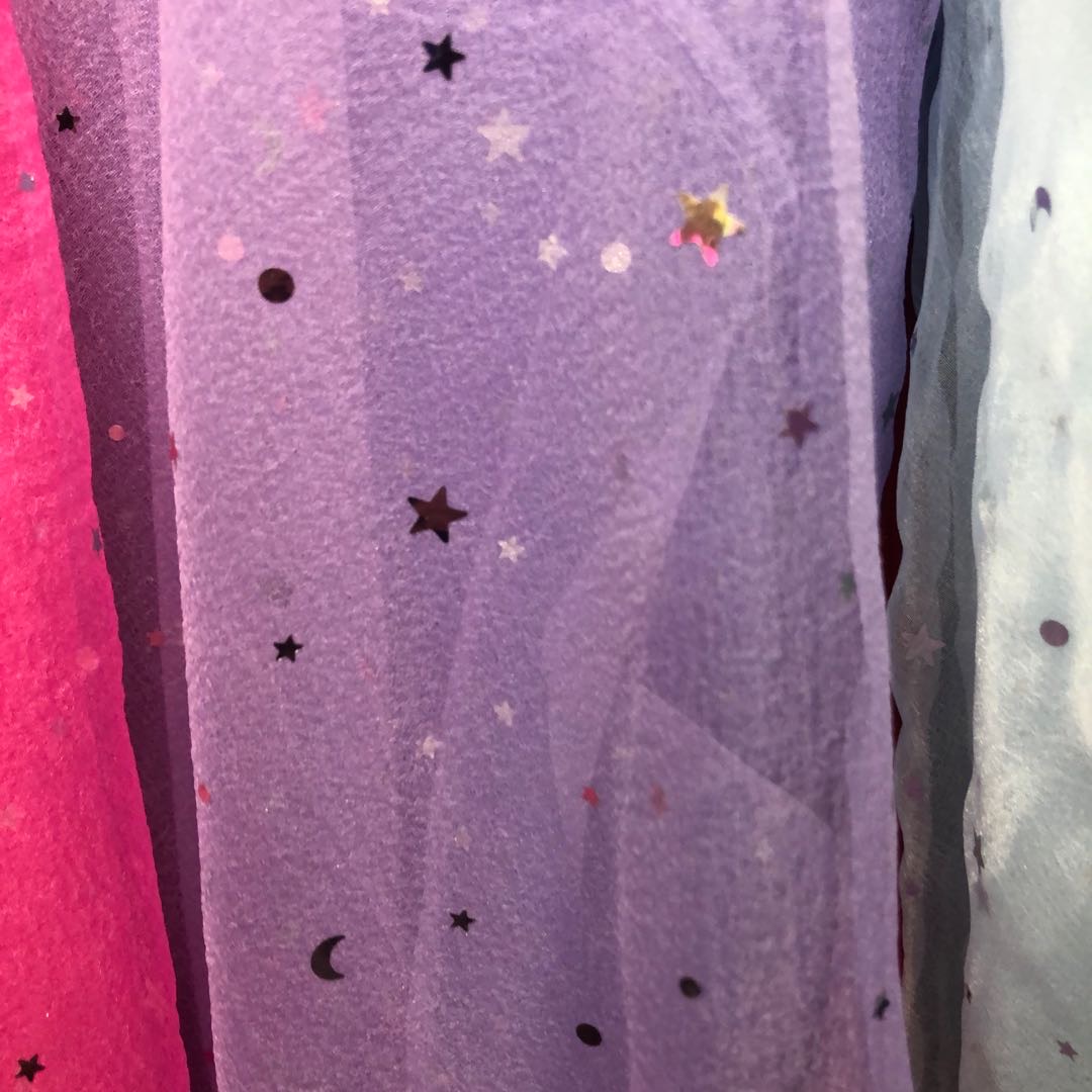 Sequin bubble yarn star Moon jewelry accessories factory direct sales of new season products available for wholesale and retail Specification image