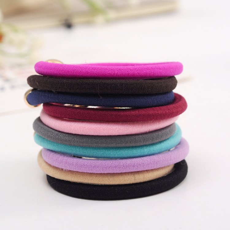 Bottom Hair Band Korean Version Hair Accessories Super Elastic Hair Rope Simple Hair Band Hair Accessories details Picture