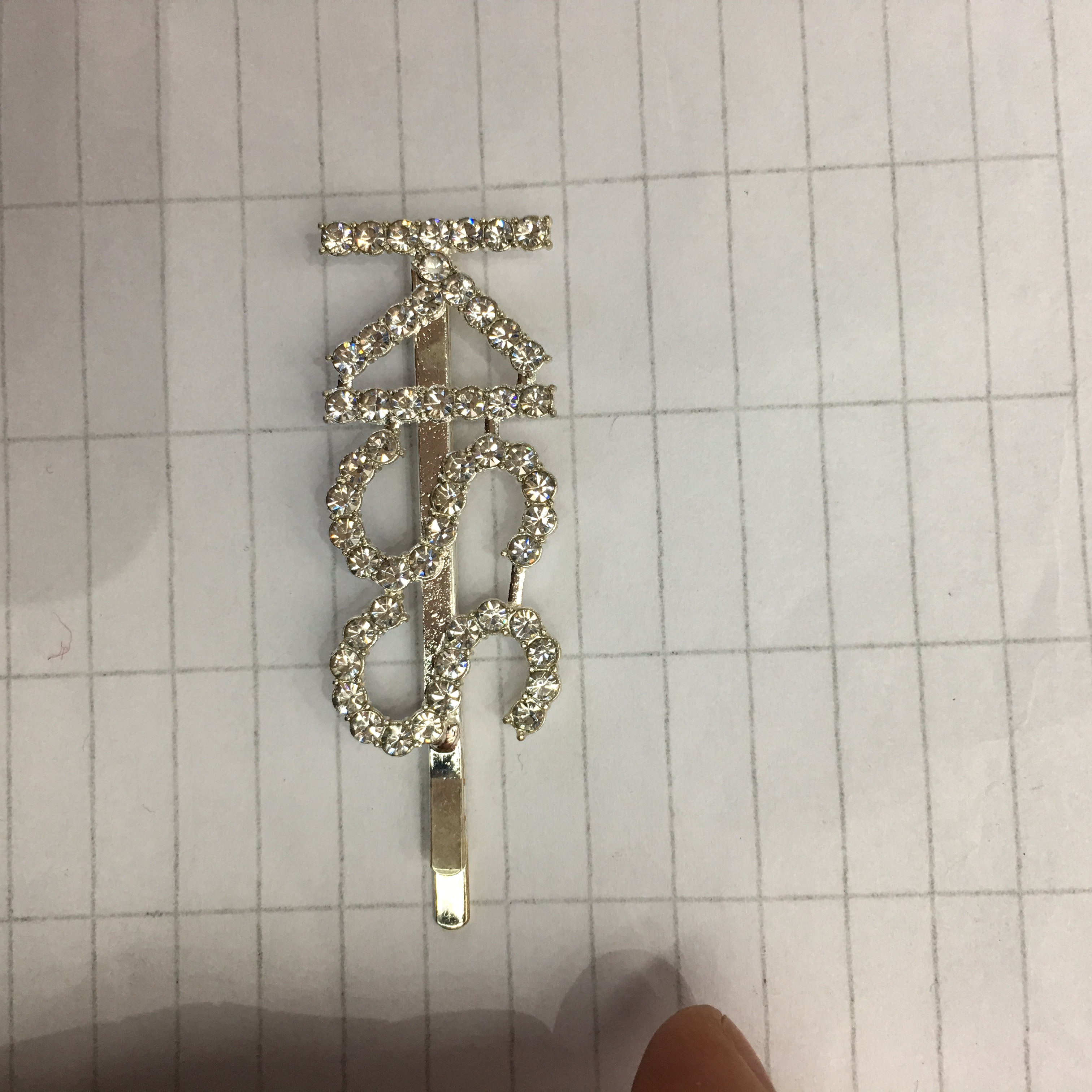 Sweet princess-style fashionable Korean Internet celebrity one-shoulder clip, side clip bb clip