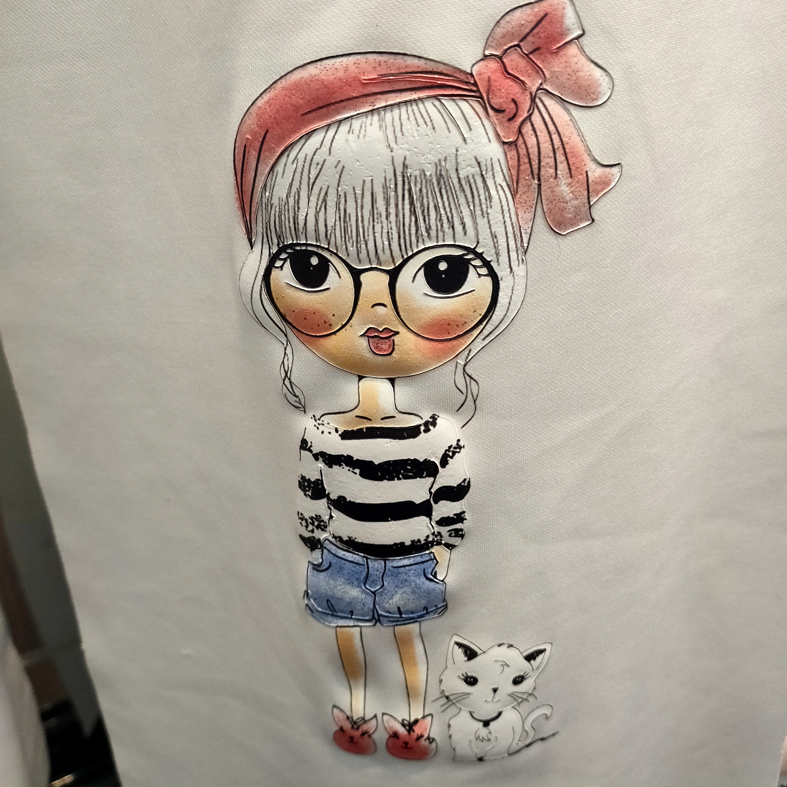 立体烫画热转印t恤高弹耐水洗各种服装烫画亲子情侣服装烫画