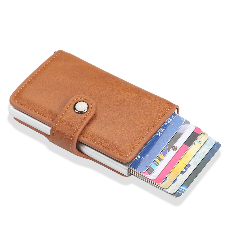 [Oushang] [Cross-Border] Aluminum Alloy Credit Card Bag Aluminum Card Bag Anti-Magnetic Credit Card Box St-06 details Picture
