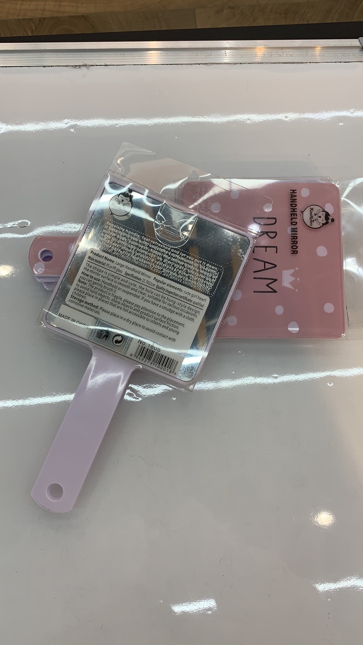 皇冠手持化妆镜少女随身便携梳妆镜补妆镜子产品图