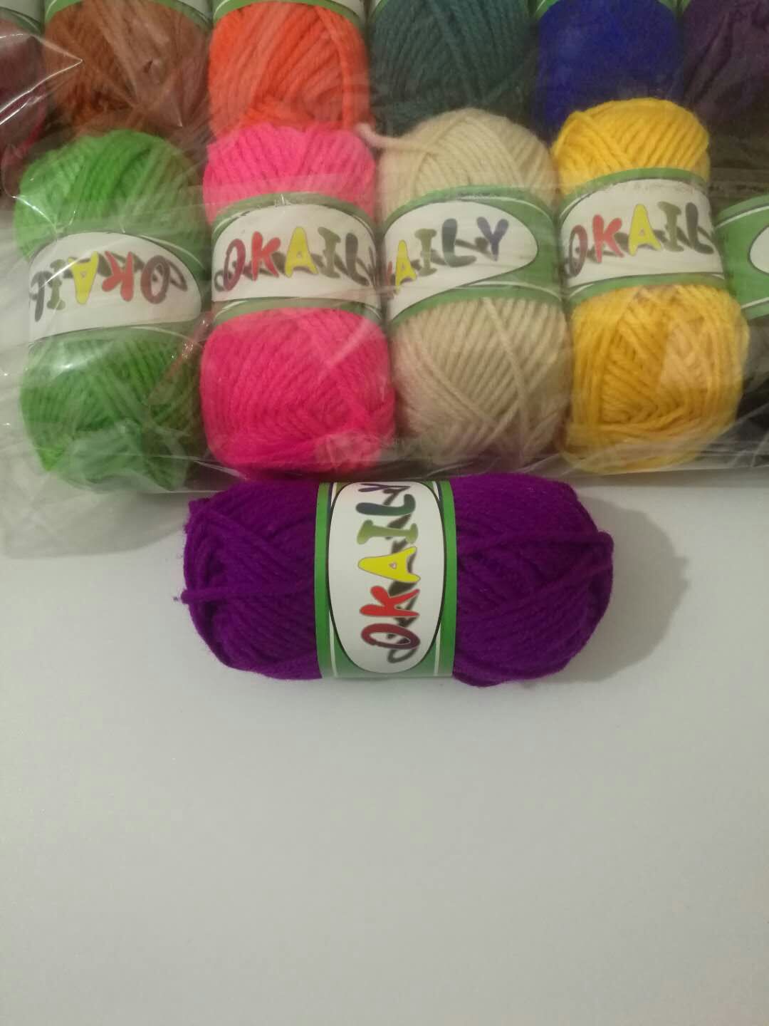 Multi-functional thread, synthetic thread, clothing accessories, raw material thread, acrylic thread details Picture