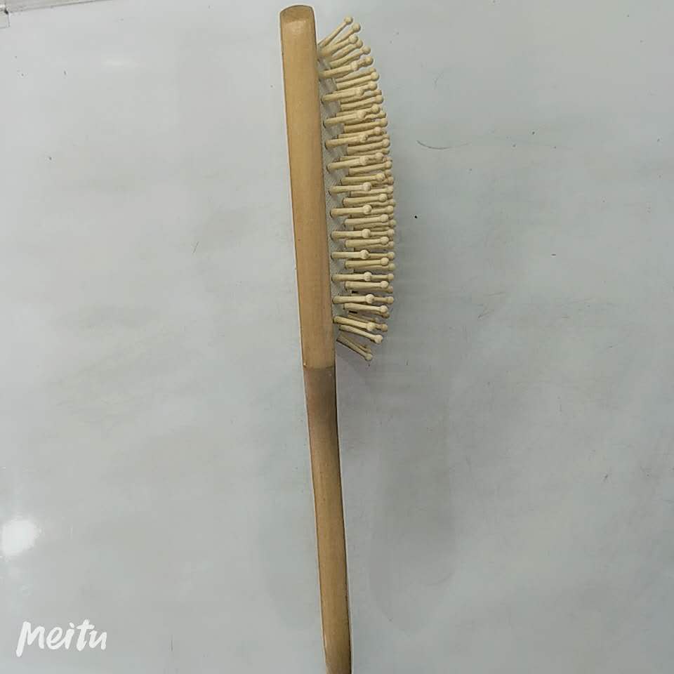 Wooden airbag comb, air cushion comb, airbag comb, leather massage, original wood comb, styled curly hair comb Specification image