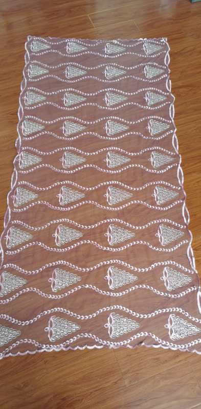 C291 American mesh embroidered scarf Muslim strawberry 🍓 pattern long scarf details Picture