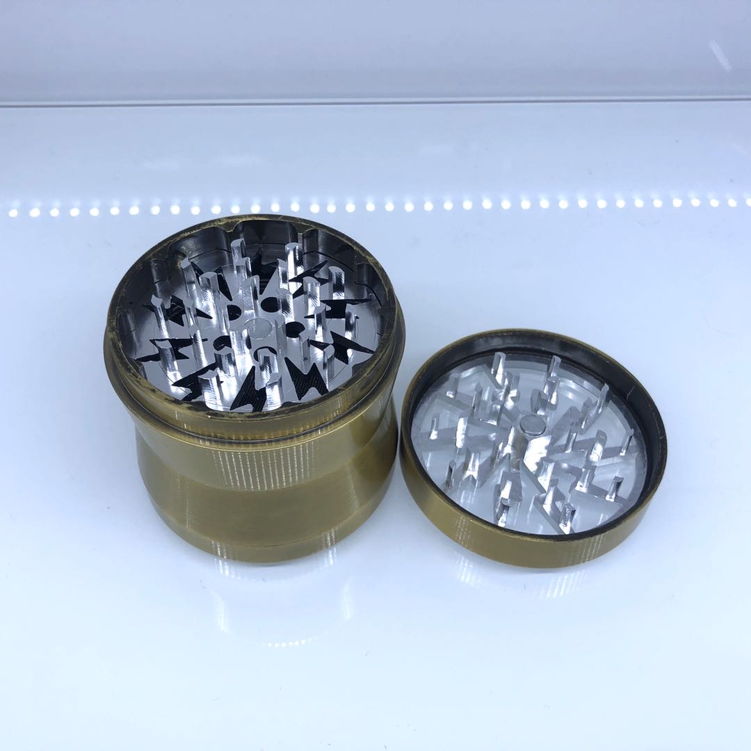 高质量耐用磨烟器 铝材 四层 4-6色混 直径63mm 一件144个起做细节图