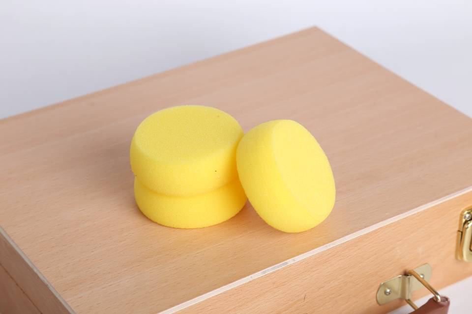 黄色海绵饼中小学生专业美术绘画吸水清洁HMB001