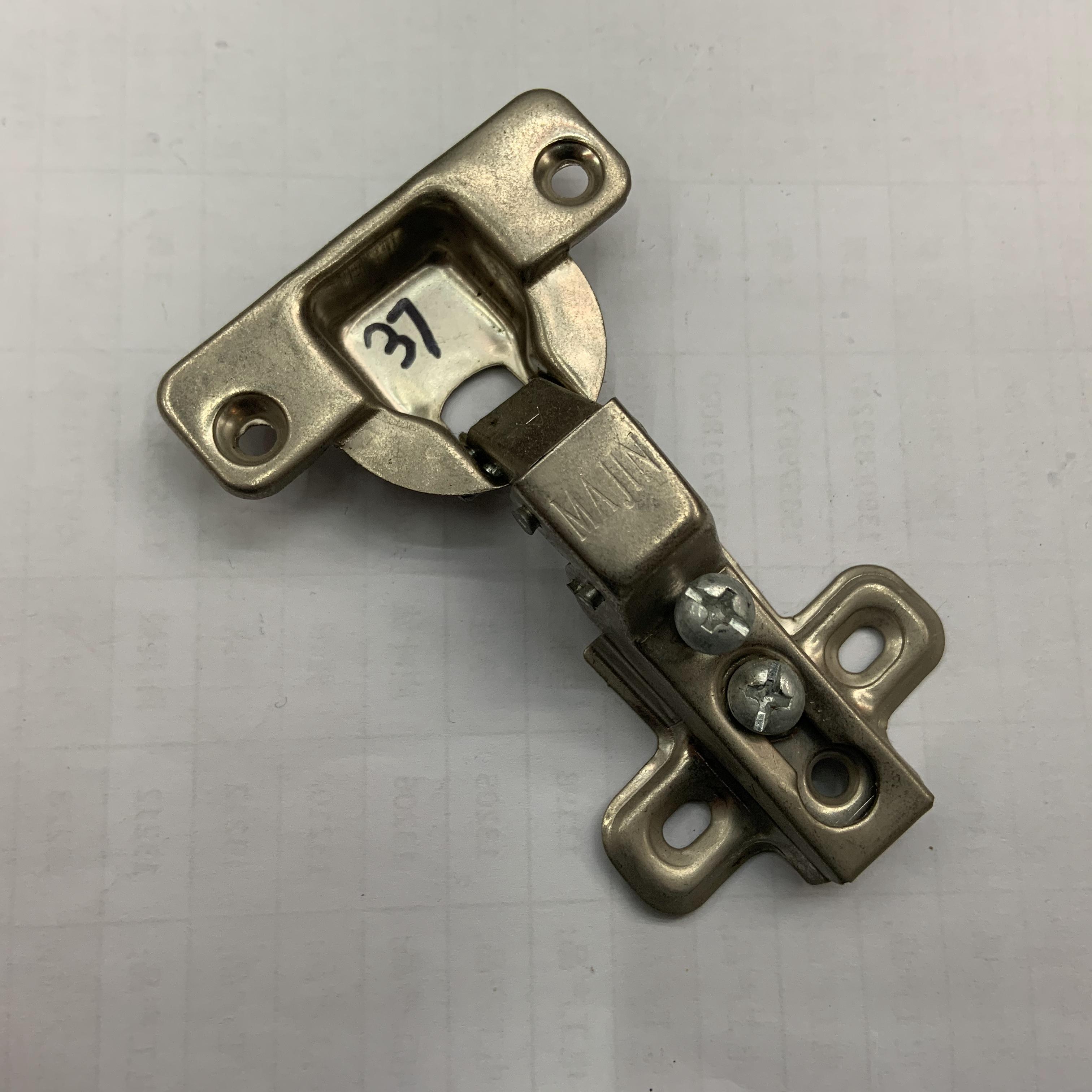 缓冲阻尼铰链 铁液压铰链 柜门缓冲飞机铰链 液压烟斗铰产品图