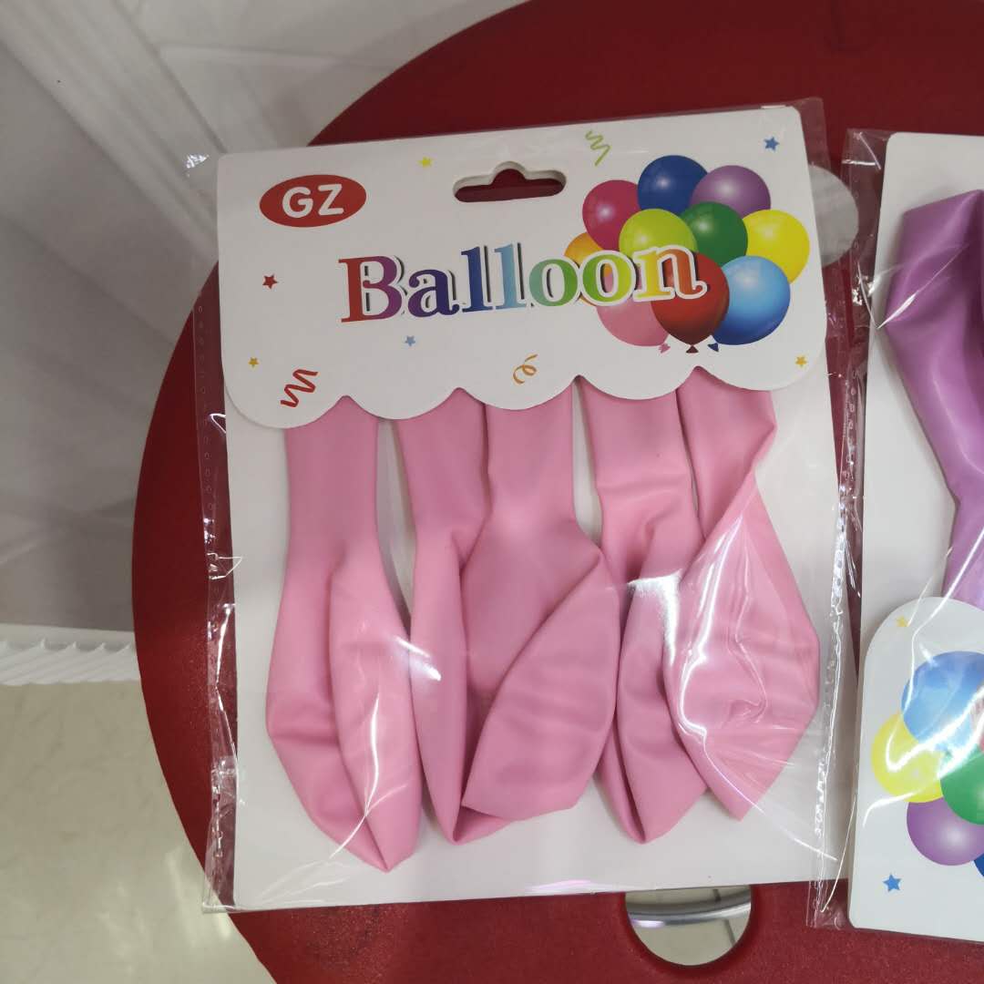 纯色乳胶气球玩具晚会派对装饰细节图