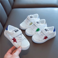 夏季新款儿童运动鞋韩版男童网面透气板鞋女童休闲宝宝小白鞋