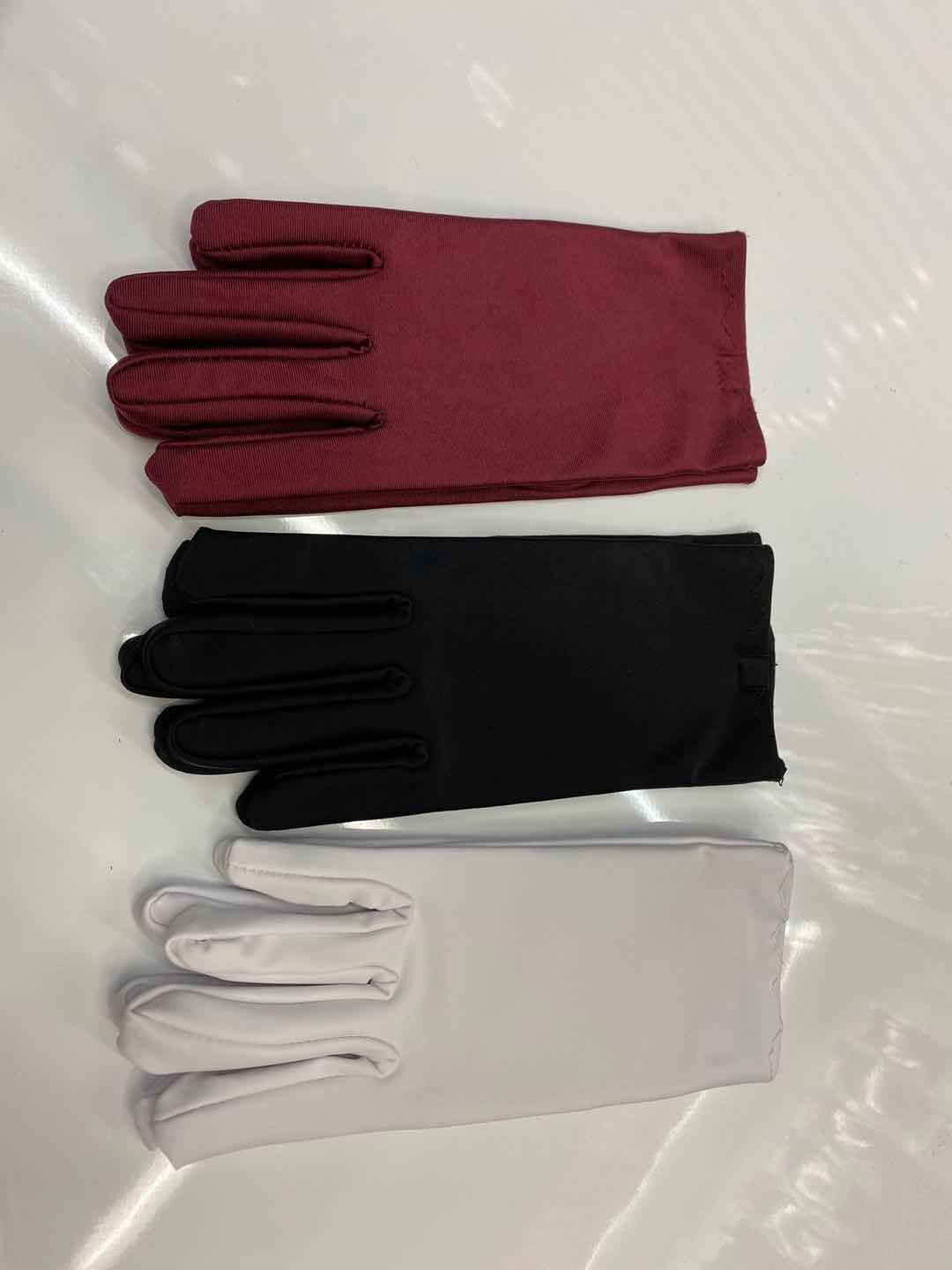 Elastic labor insurance thin etiquette 100% cotton gloves reception performance gloves parade white gloves thumbnail
