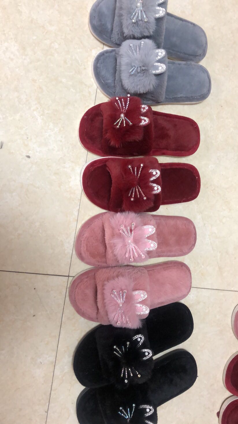 The new best-selling cotton slippers for women's winter home use and indoor couples Specification image