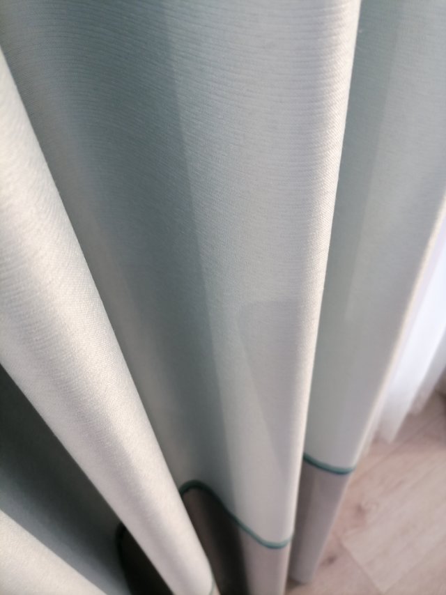 Thickened Solid Color High-Precision Bedroom Shading Curtain Fabric Simple Living Room Floor-To-Ceiling Window Curtain Finished Specification drawing