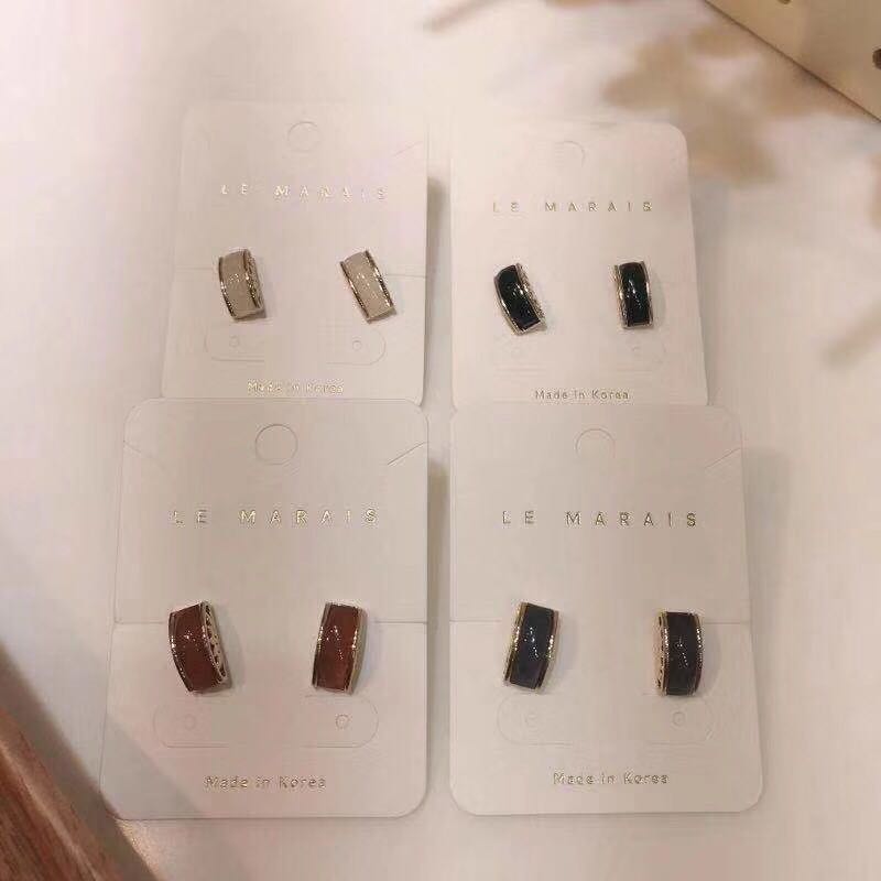 创意淑女气质耳钉日韩小众耳饰百搭耳钉