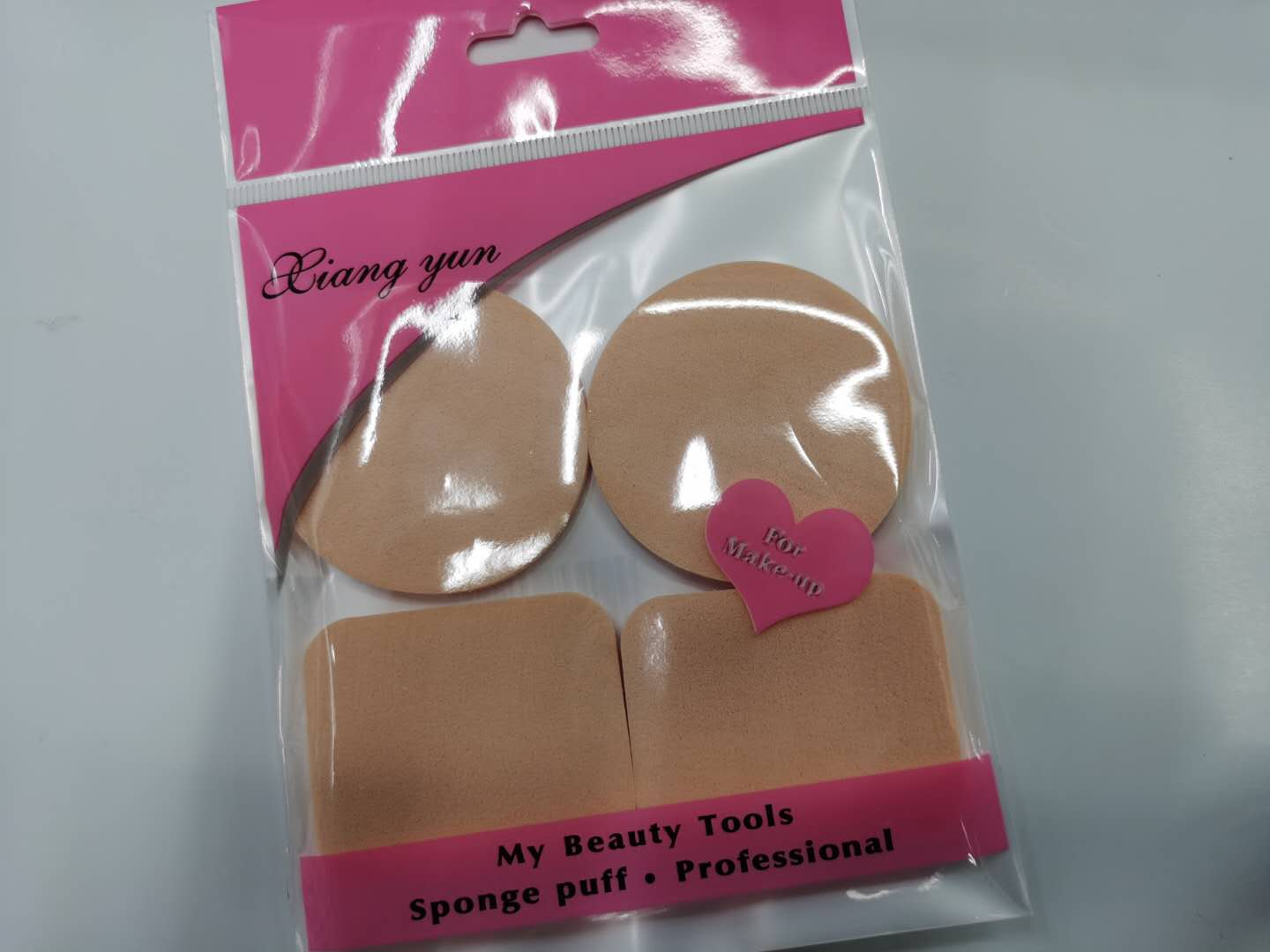 Manufacturers direct yuan Fang 4 pieces of powder puff makeup special beauty tools thumbnail