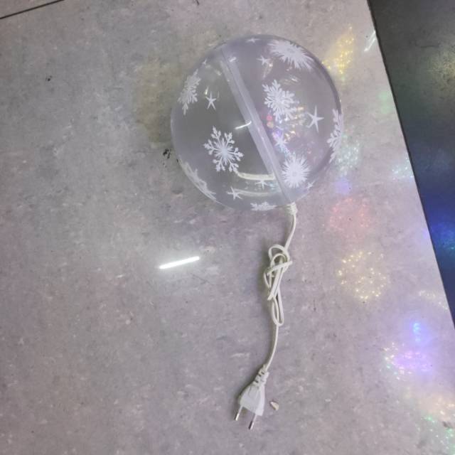 彩灯球发光球装饰气氛灯酒吧束光灯七彩灯10件