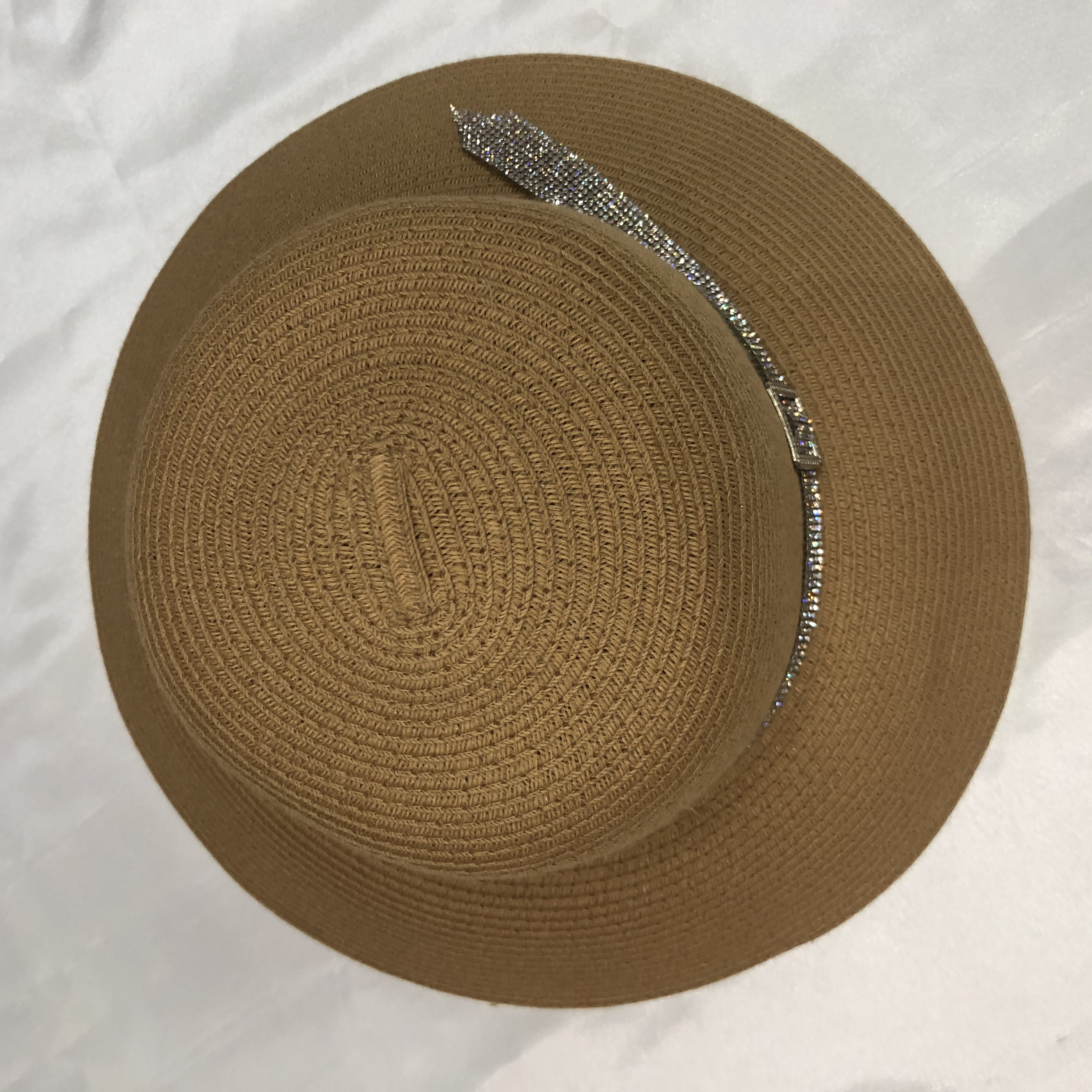 French Retro Hepburn Hat Elegant Style Pot Lid Straw Hat Female Summer Big Rim Holiday Beach Hat Black Sun Block Straw Hat details Picture