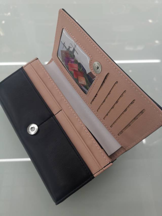 Card Bag Wallet Integrated Bag Women's Long Two Folding Wallet details Picture