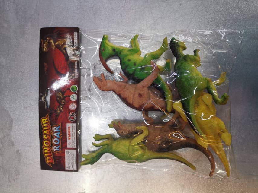 静态各种恐龙模型仿真玩具塑料材质室内摆设产品图