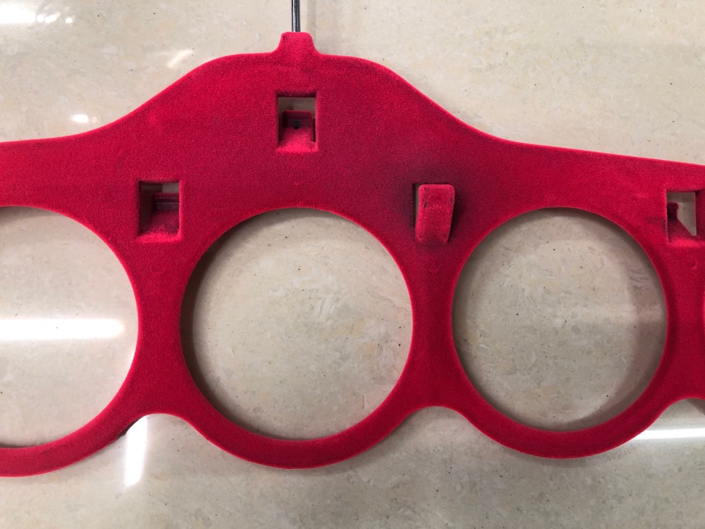 衣架/宽塑料衣架/无痕衣架/衣架塑料宽/衣架植绒产品图