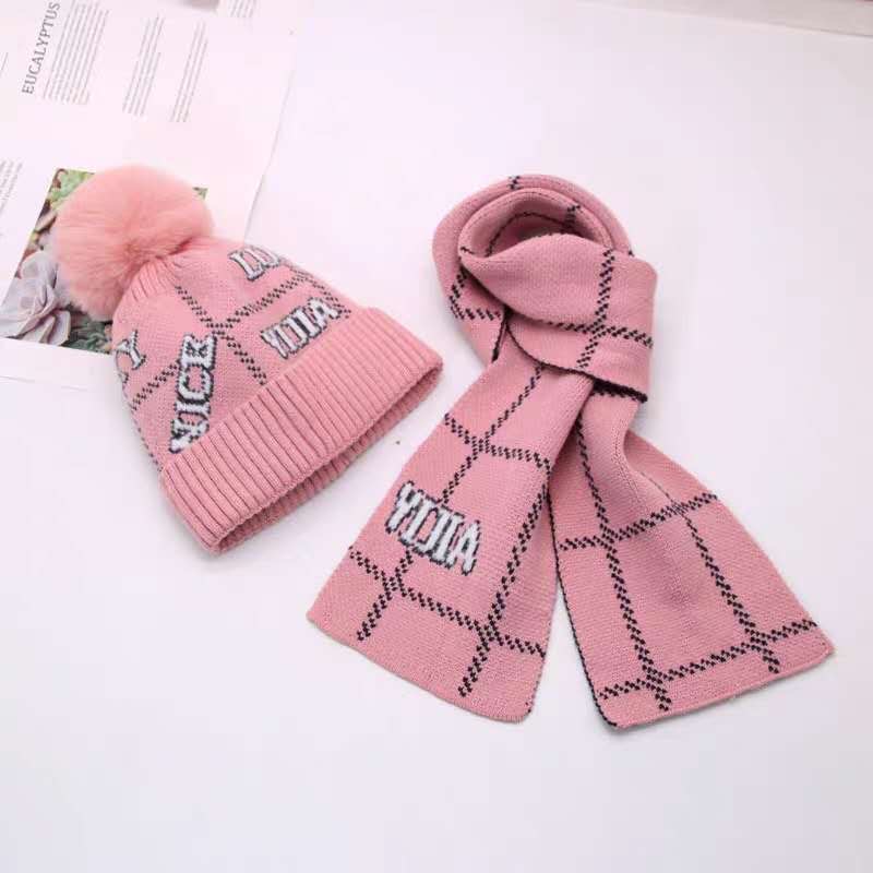 Children's hats, autumn and winter fashion thickened warm hats, cute pom-pom girls' ear-protecting hats, baby lace-up woolen hats 1 Specification image