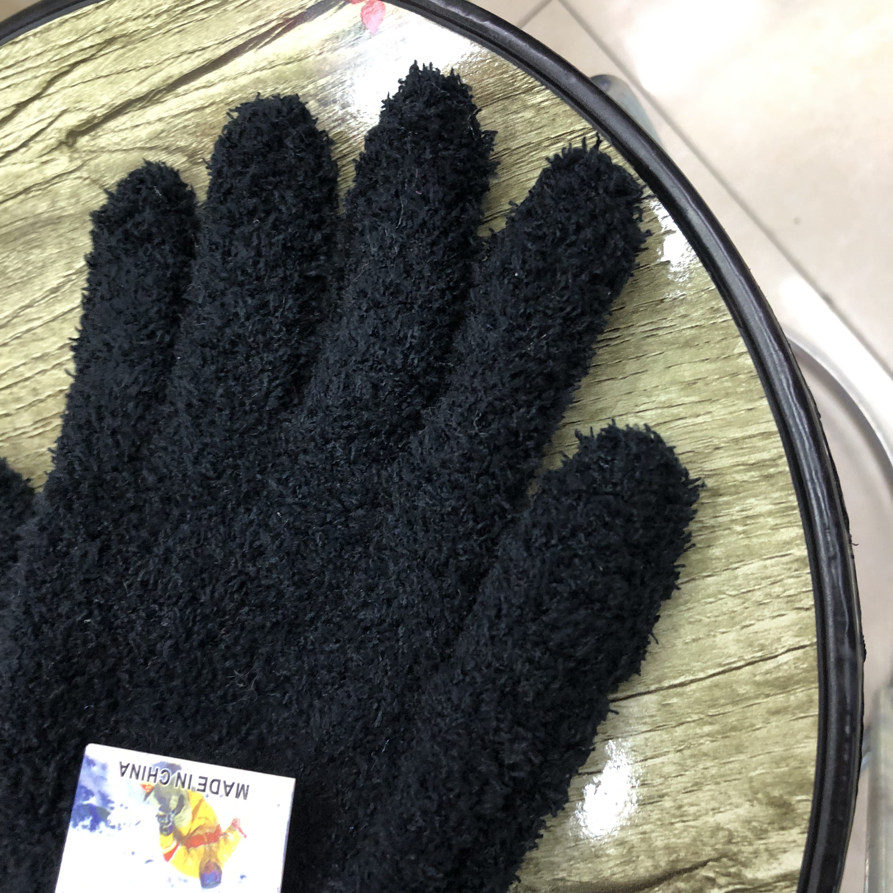 Men's And Women's Cycling Gloves Cycling Gloves Warm Large Stretch Knitted Gloves Specification drawing
