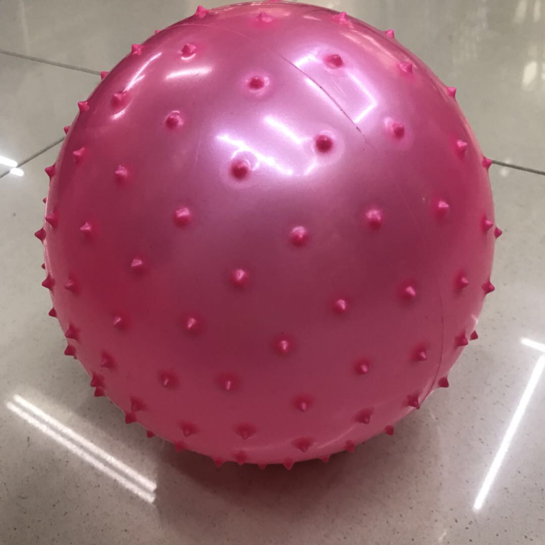粉色玩具球按摩球儿童运动玩具弹性好图