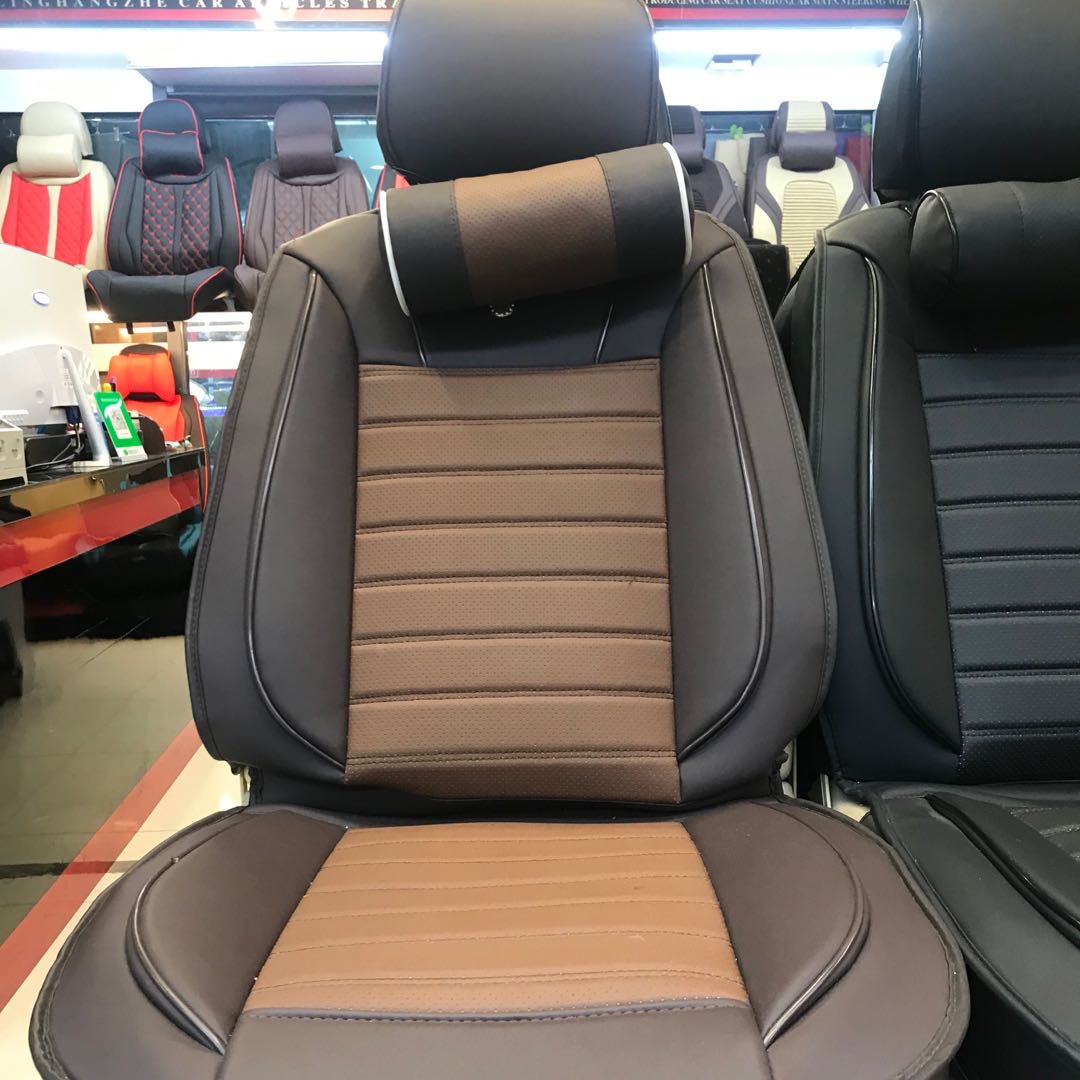 Car cushion is surrounded by 2019 new leather seat cover spring/summer seat cover INS net red leather cushion thumbnail