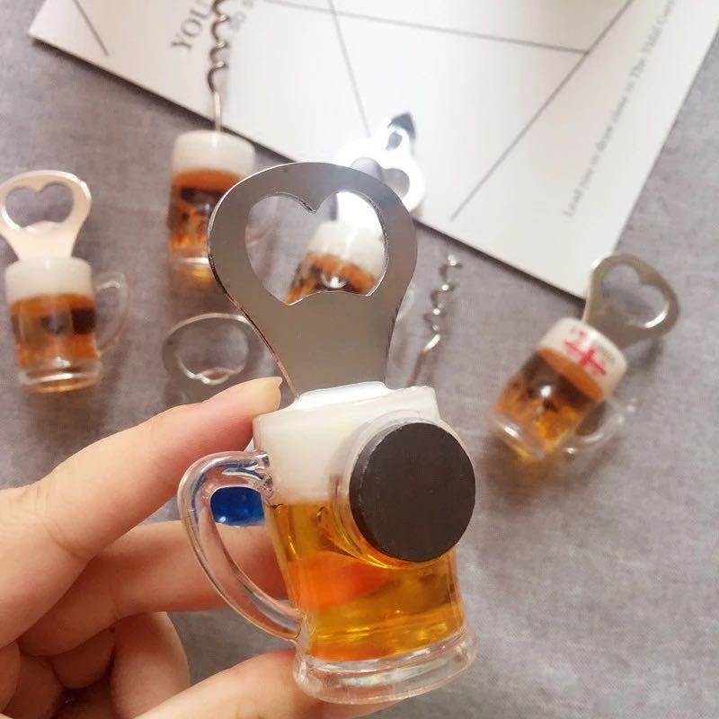 Multi-functional bottle opener, wine bottle lifting machine, beer bottle screwdriver, creative fridge magnets, Zhehui Craftsmanship 01 Specification image