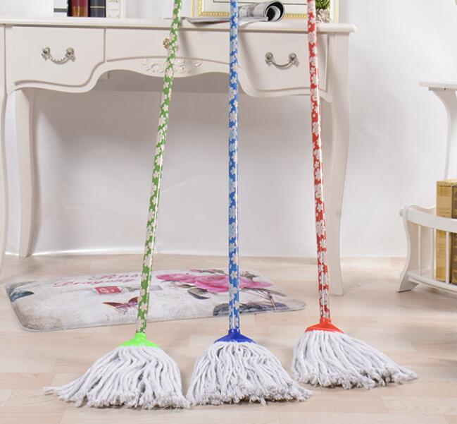 Extra Large Mope Mop Household Widened Thick Water Mop Ordinary Old-Fashioned Cotton Yarn And Cotton Thread Mop Twist Water Mop