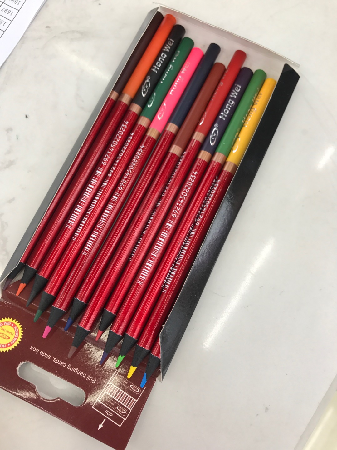 Lápices de color clásicos sin veneno de pintura sin plomo venta directa de fábrica lápices de barril para estudiantes premios para niños papelería de aprendizaje suministros de pintura details Picture