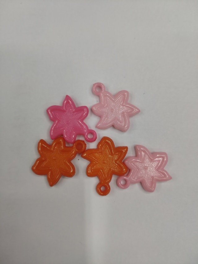 DIY jewelry accessories Cartoon leaf color Solid color jewelry accessories 11 Specification image