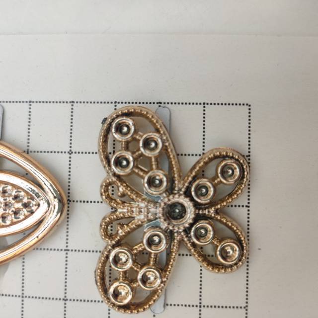 Acrylic Butterfly Shoe Buckle Accessories