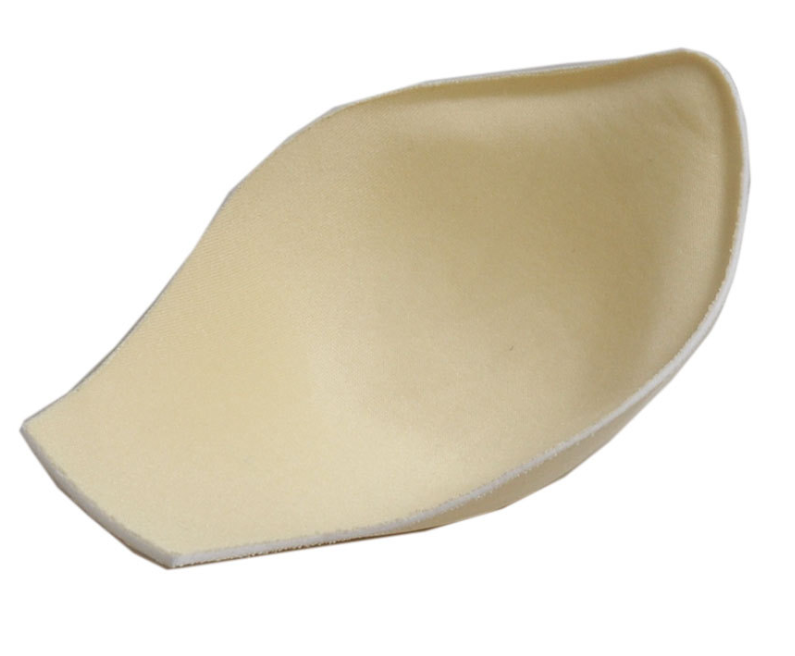 Sponge Breast Pad Insert Triangle Bra Cup Sponge Cup For Halter Tops Specification drawing