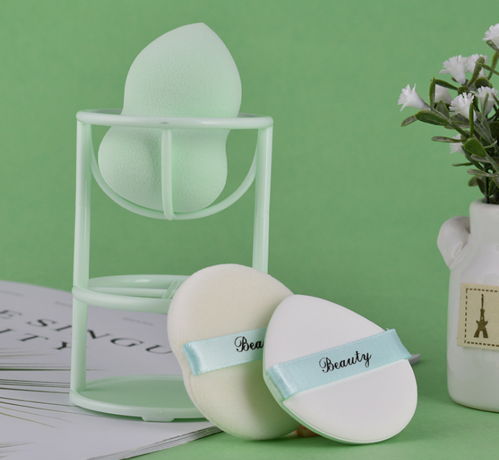 Marian Three Layer Combination Powder Puff Beauty Egg + Cushion Powder Puff + Three Powder Puff 8805 details Picture