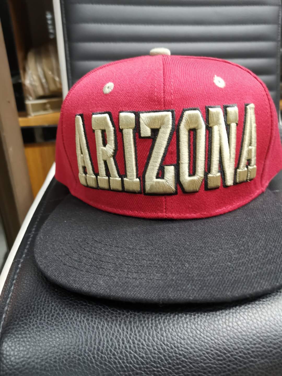 European Style Cool Flat Brim Hat Men And Women Hip Hop Hat Three-Dimensional Embroidery Mosaic Color Visor Hat Hip Hop Dance Tide Hat details Picture