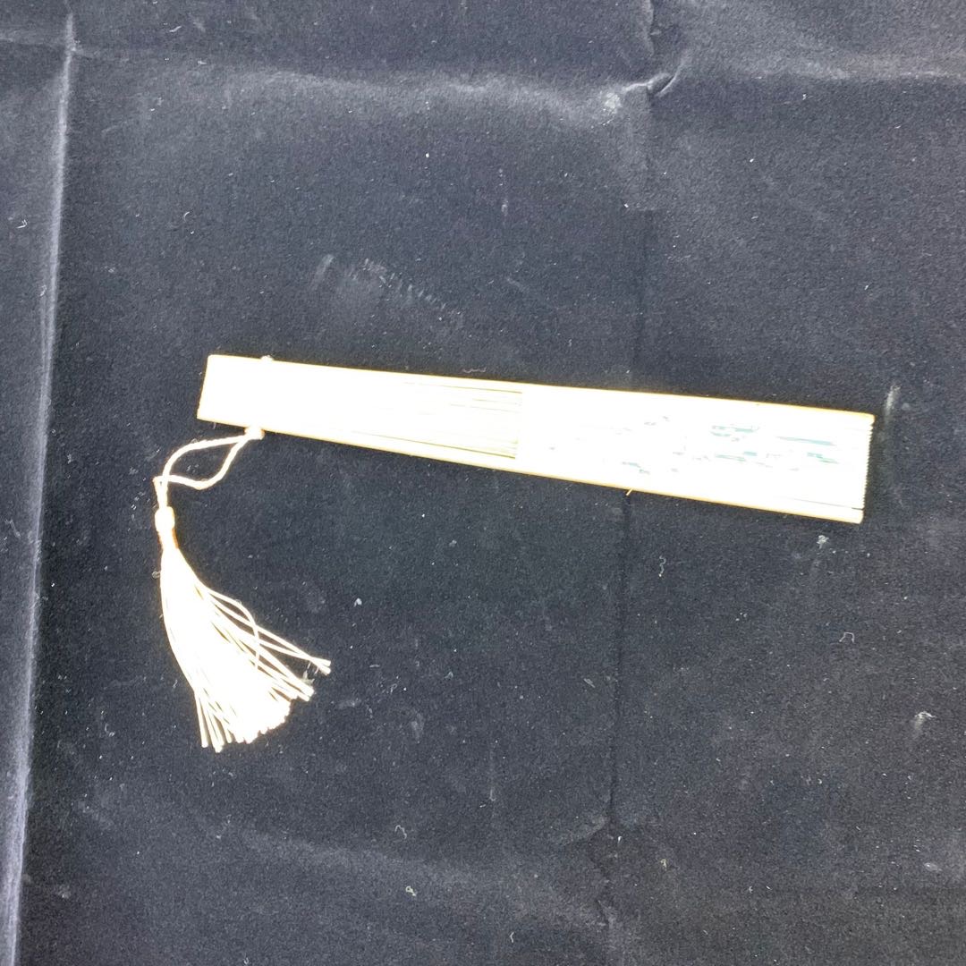 木质竹子花草绘画扇子女士木头扇子高档折扇木质工艺品细节图