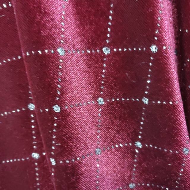 Checkered velvet fabric for jewelry, headwear, clothing and handicrafts Specification image
