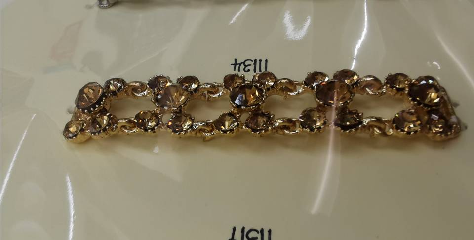 11134# Alloy Electroplated Buckle Rhinestone Buckle Shoe And Hat Decorative Buckle Hollow Square Buckle Clothing Accessories details Picture