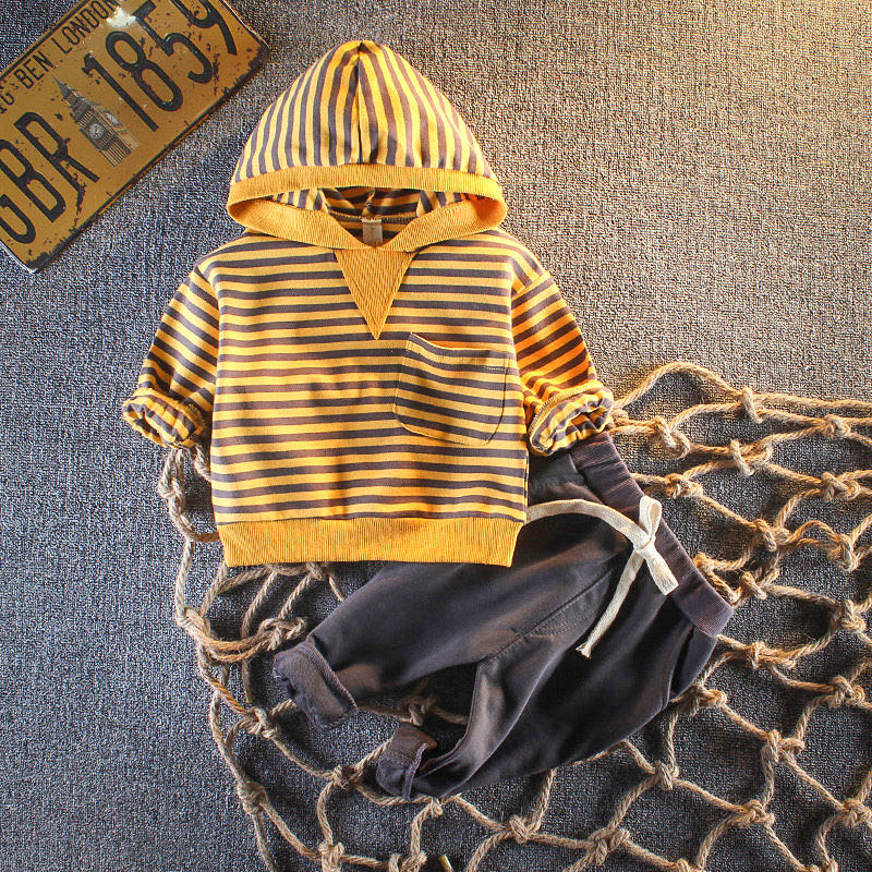 Spring Suit for boys spring Suit for Children 2020 Spring And Autumn Handsome Suit for children 3-year-old baby Foreign style two-piece suit for children 4 thumbnail