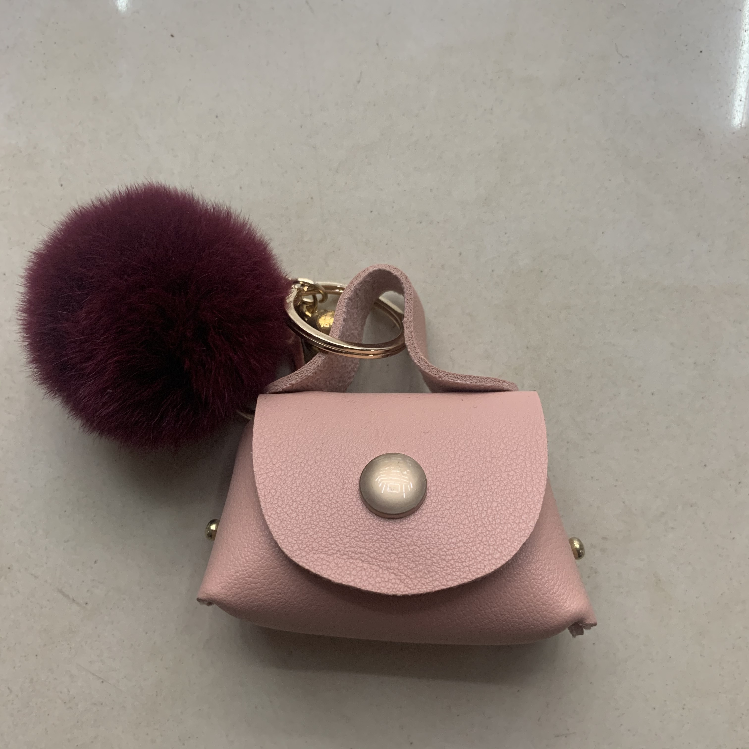 吊球迷你卡通零钱包儿童创意小钱包耳机数据线收纳包新款书包