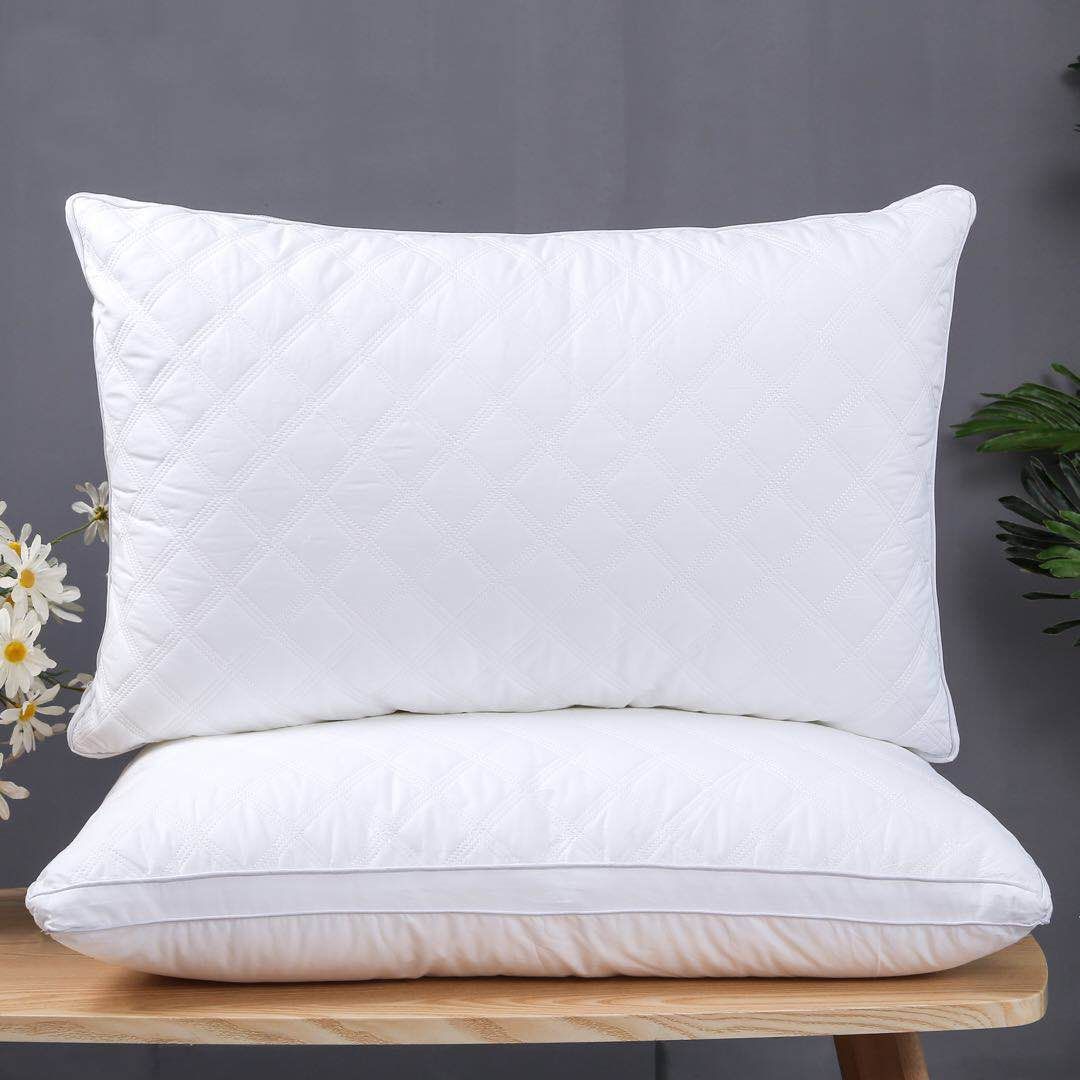 Feather Silk Pillow Pillow Core Cotton Cassia Seed Three-Dimensional Sleep Pillow Core Single Student Adult Cervical Spine Pillow