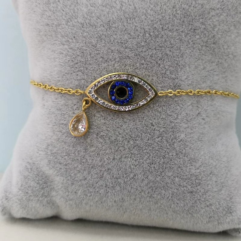 Europe And The United States New Small Fresh Gold Angel Tears Bracelet High-End Environmental Protection Everything Network Red Jewelry details Picture